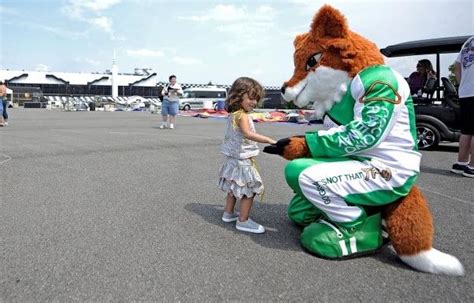 Pocono raceway mascot performer